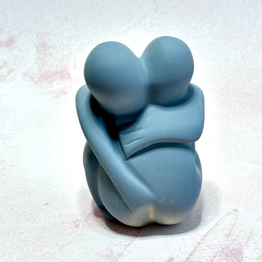 Romantic Couple Candle - Couple in Hug Statue Candle - Home Decoration - Wedding Gift