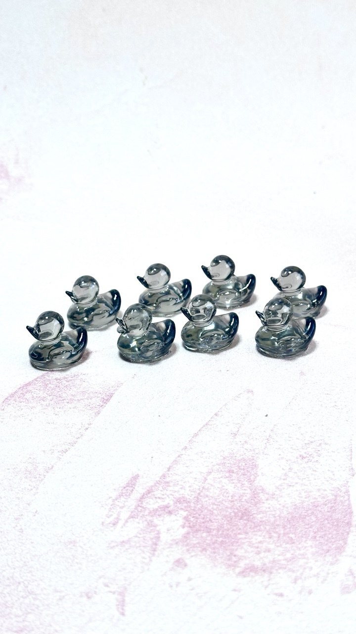 3D 8 Pc Glossy Duck Silicone Mold