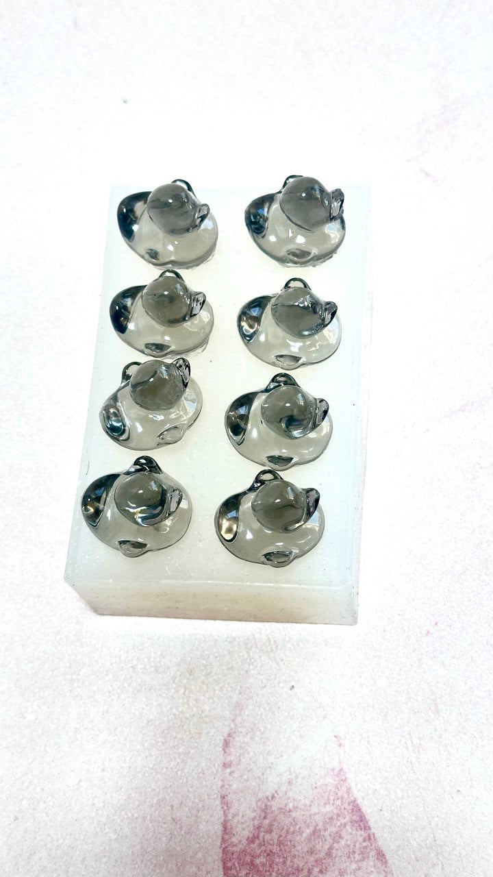3D 8 Pc Glossy Duck Silicone Mold
