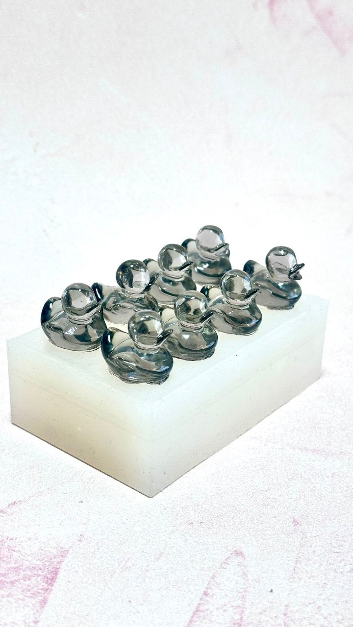 3D 8 Pc Glossy Duck Silicone Mold