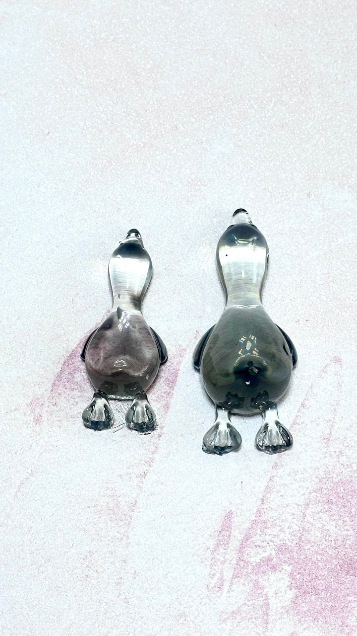 2 Pieces 3D Glossy Duck Silicone Mold