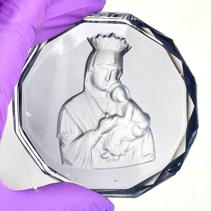 Silicone Mold for Resin - Virgin Mary and Baby Jesus