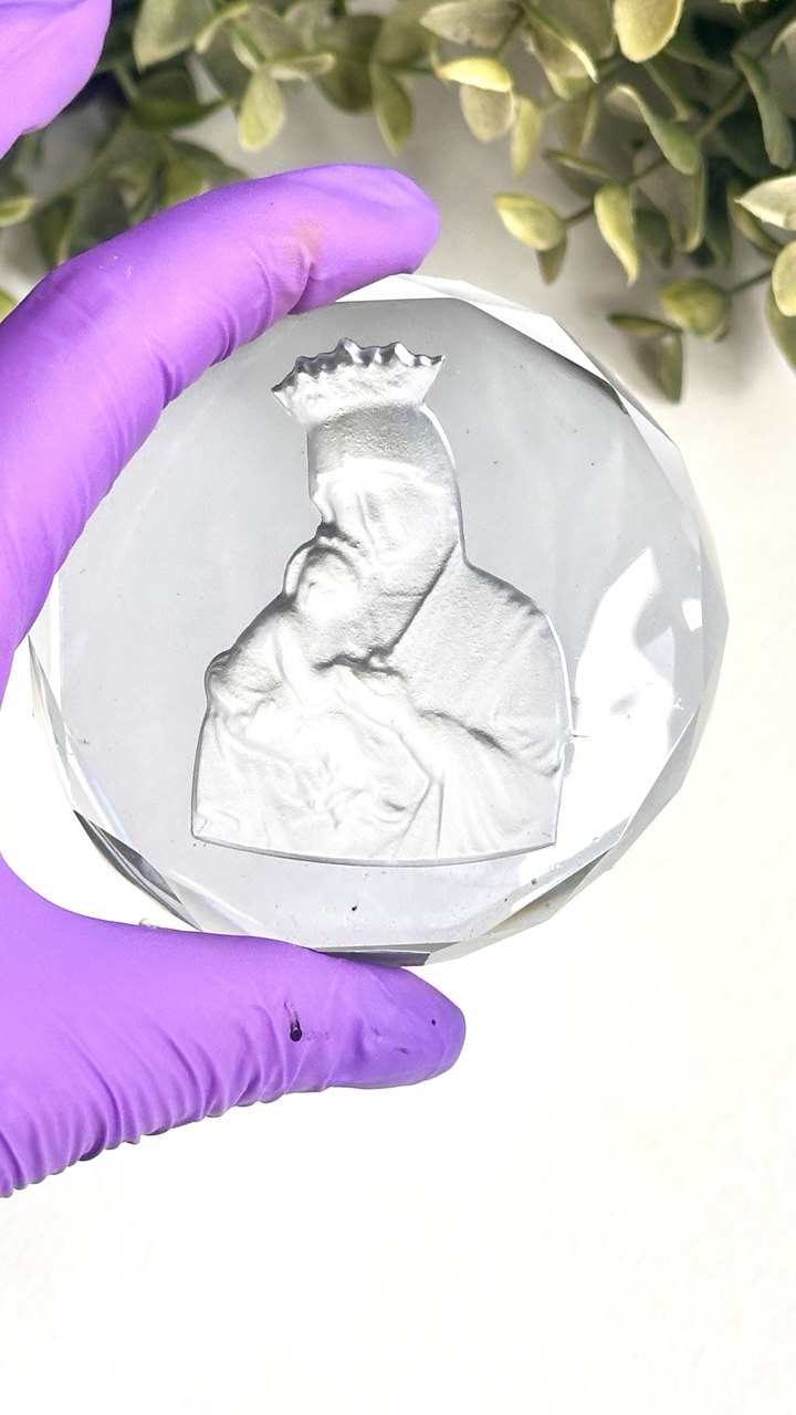 Silicone Mold for Resin - Virgin Mary and Baby Jesus