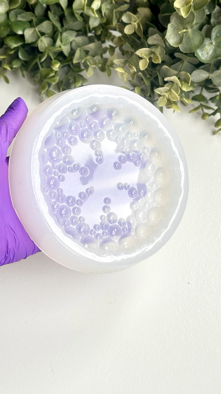 Luxury Silicone Mold Plate with Bubbles