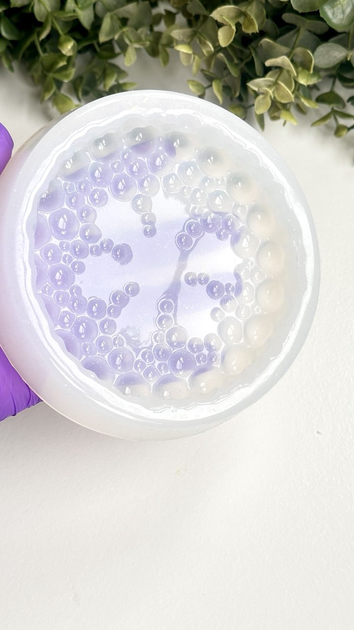 Luxury Silicone Mold Plate with Bubbles