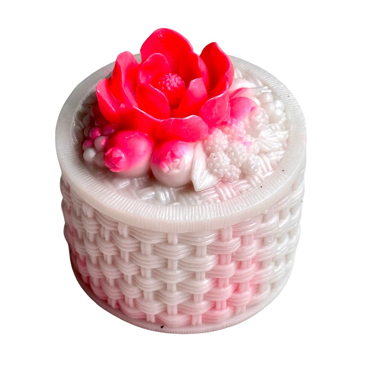 Flower Fruits Basket Shape Silicone Mold for DIY Flower