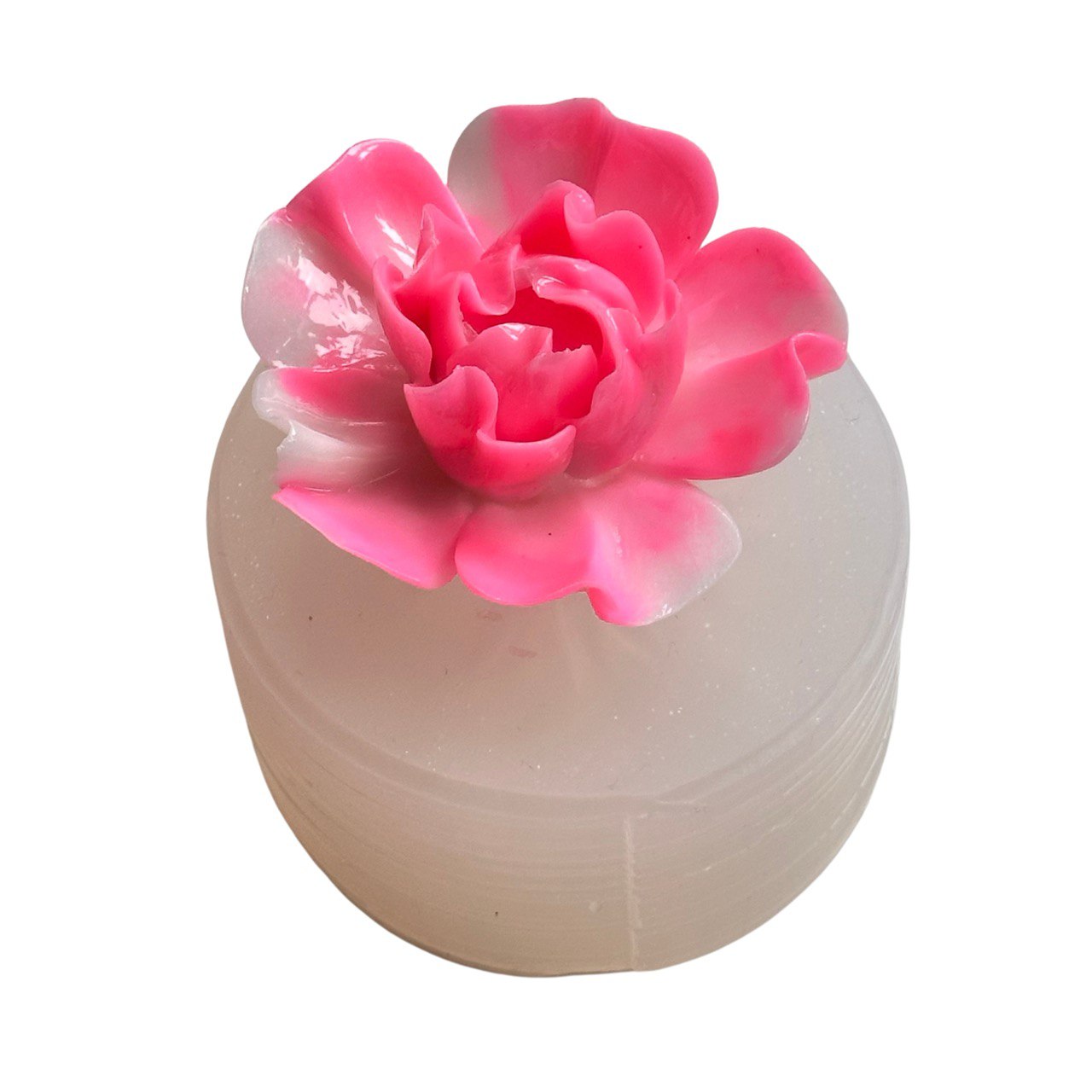 Peony 3D Flower Silicone Mold for Resin, Wax, and Soap Craft