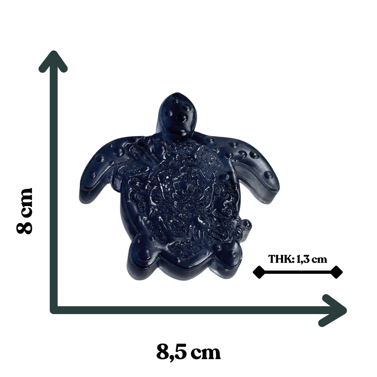 Turtle Rose Silicone Mold for DIY Flower Inspired Candles or Soaps