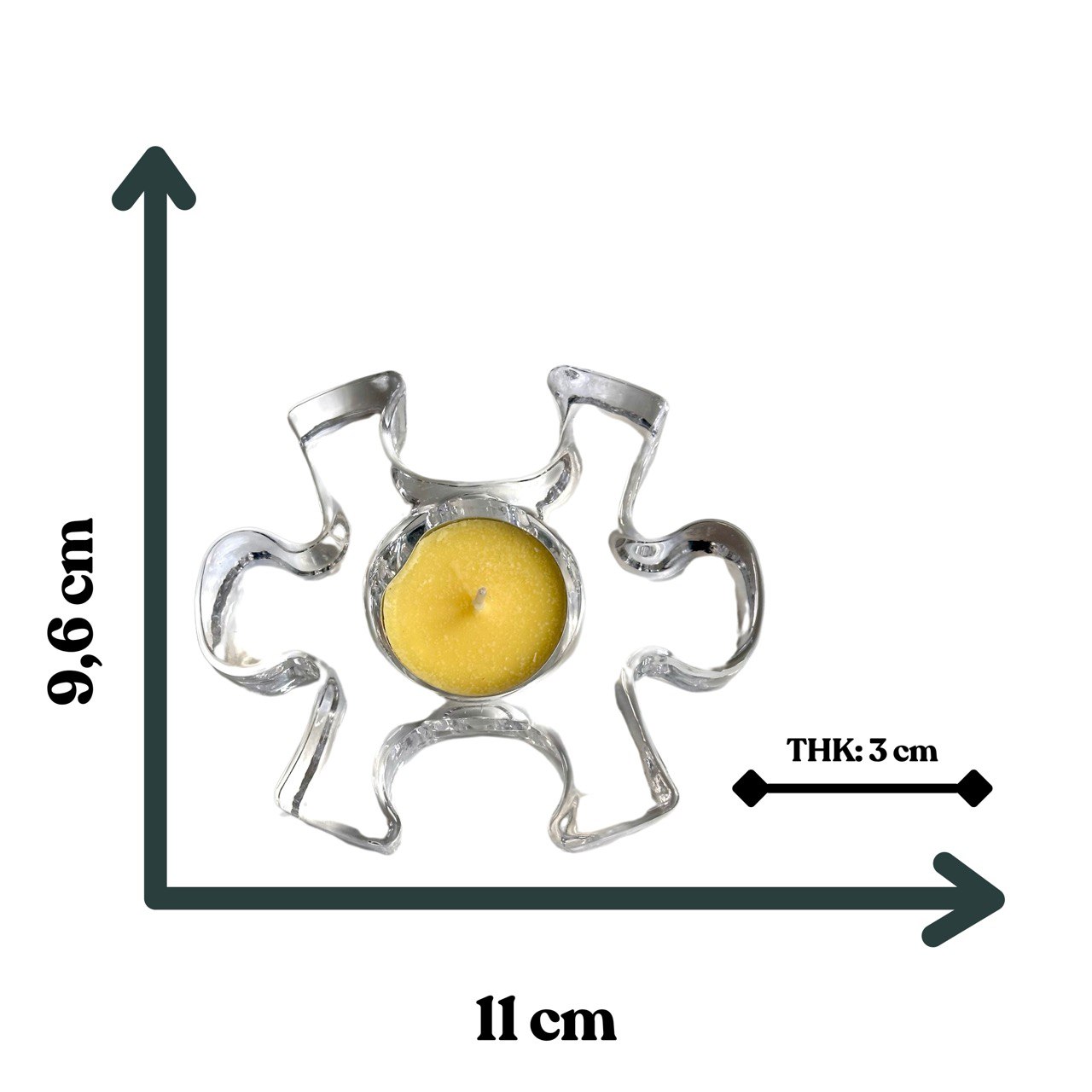 Silicone Puzzle Mold for Tealight Holder