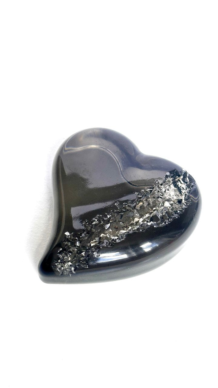 Druzy Crystal Geode Heart Silicone Mold
