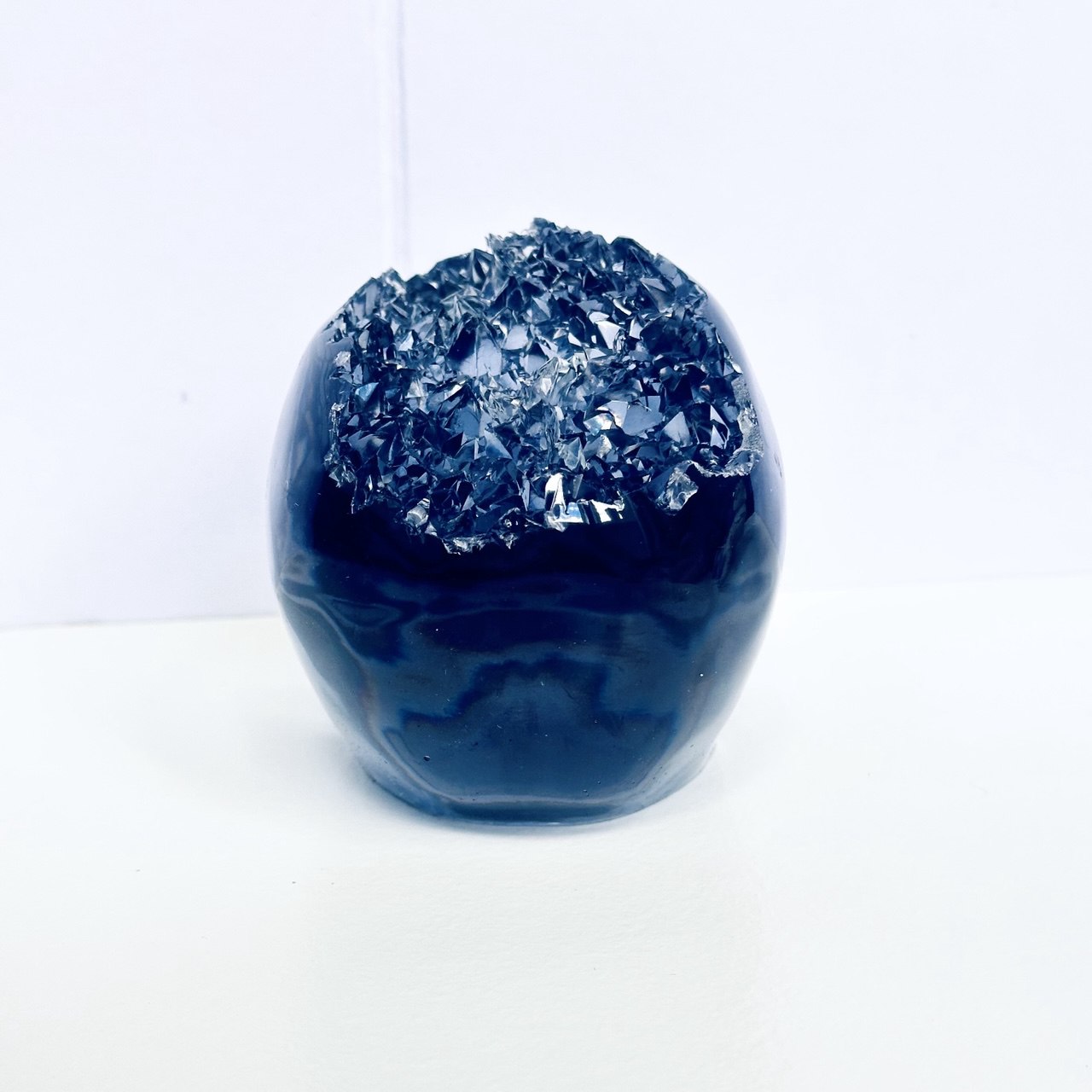 Large Crystal Geode Skull Silicone Mold