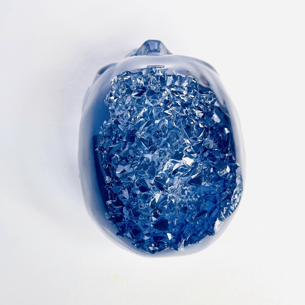 Large Crystal Geode Skull Silicone Mold