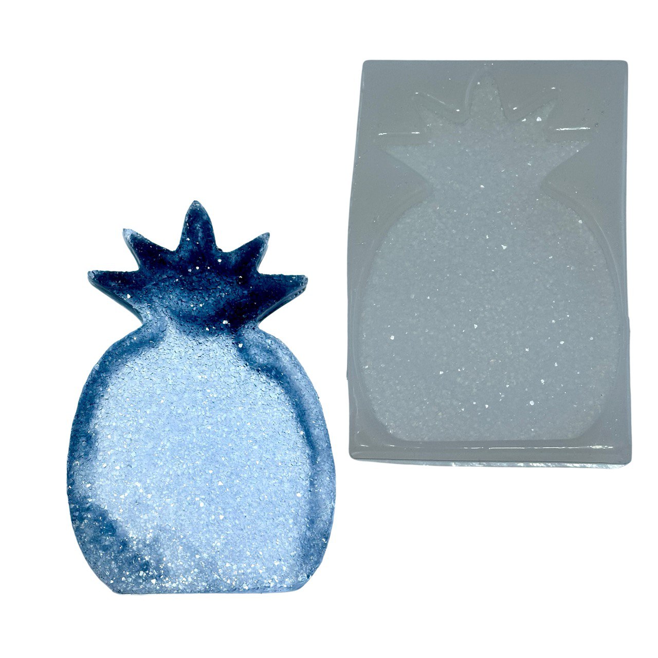 Silicone Pineapple Druzy Crystal Tray Mold