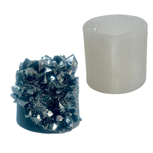 Large Crystal Geode Mold for Soap, Candles, Resin
