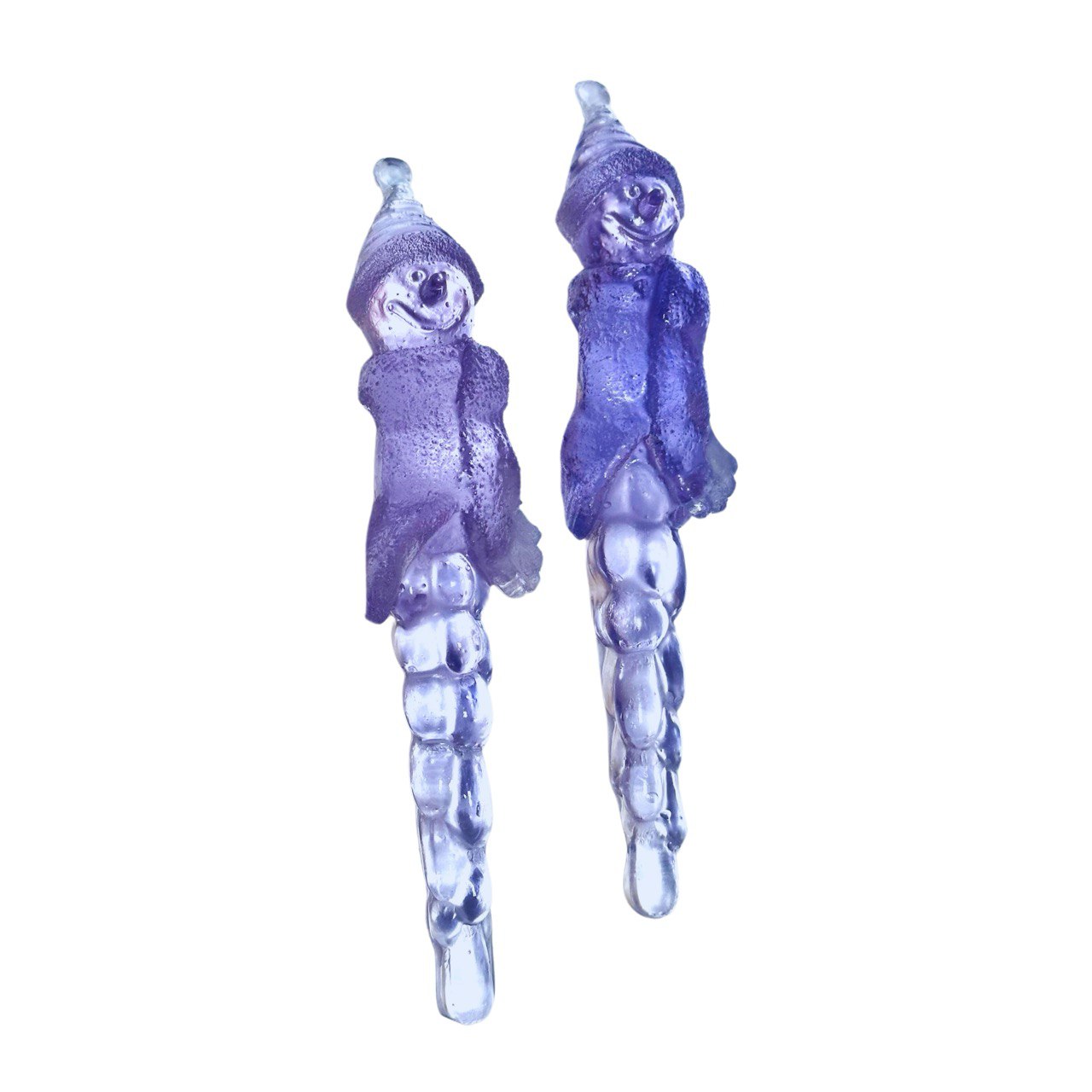 2 Snowman with Scarf Silicone Mold
