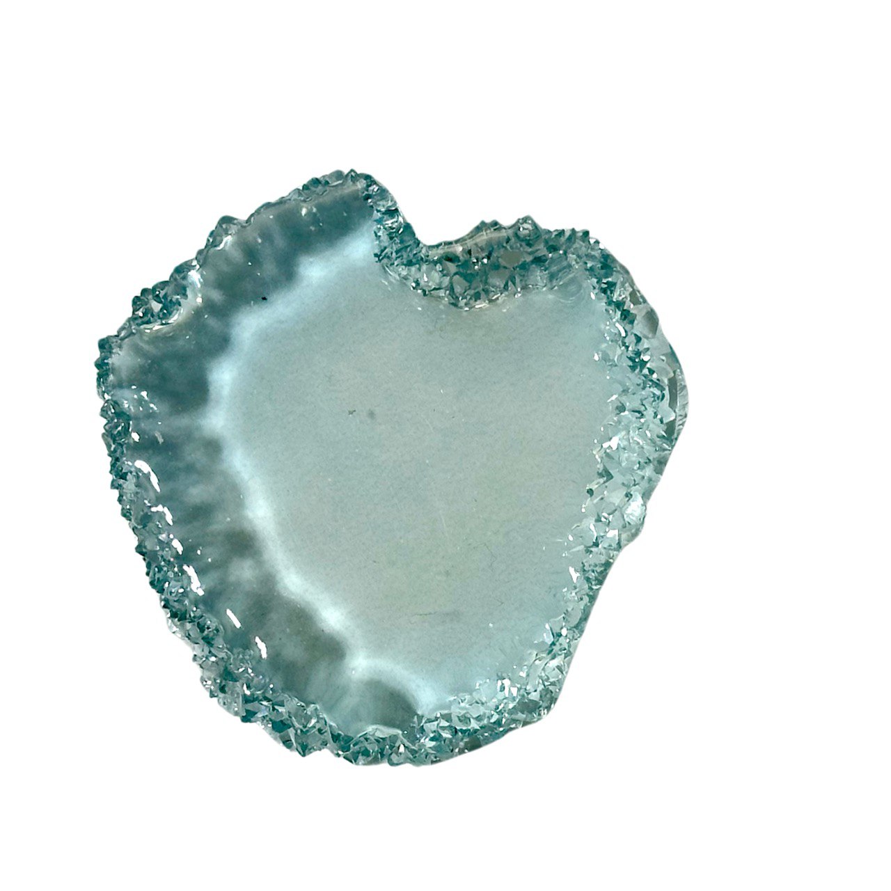 Crystal Edge Silicone Mold – Round Resin Mold
