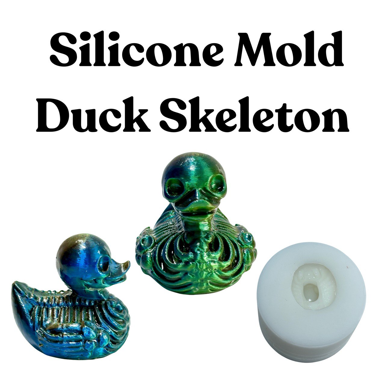 3D Duck Skeleton Silicone Mold