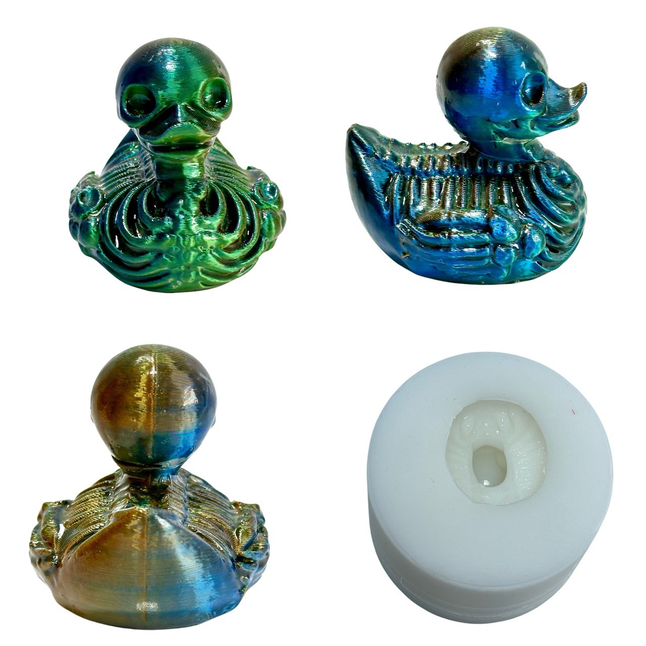 3D Duck Skeleton Silicone Mold