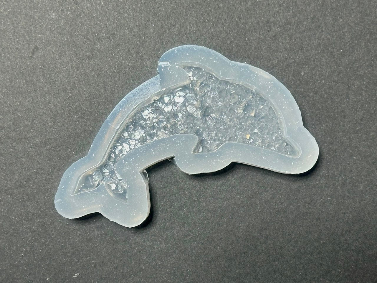 DIY Druzy Dolphin Epoxy Resin Mold for Jewelry and Home Decor