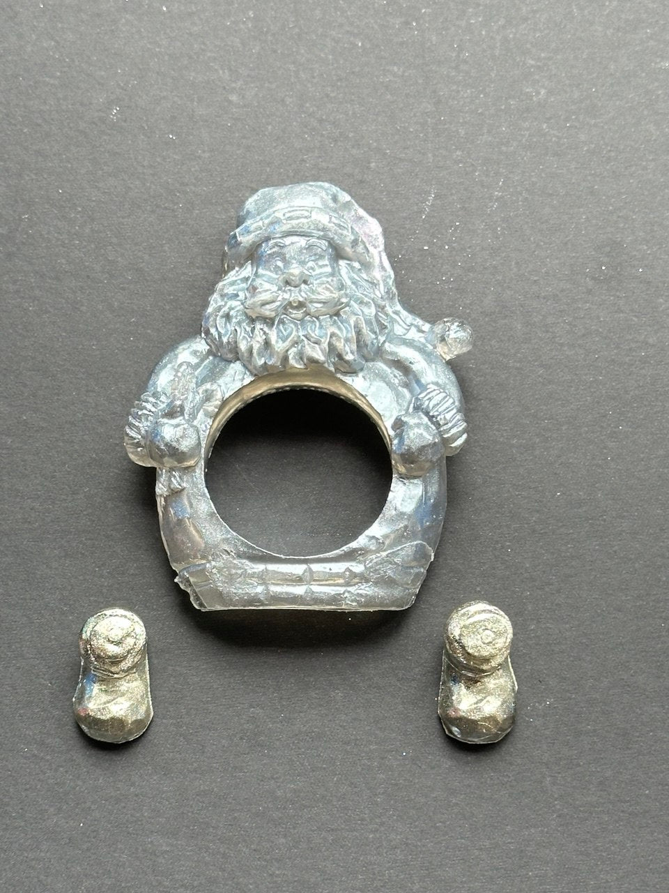 Santa Claus Candy Holder Silicone Mold | Christmas Resin Mold with Boots