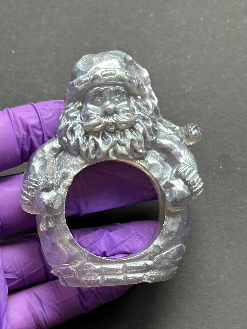 Santa Claus Candy Holder Silicone Mold | Christmas Resin Mold with Boots