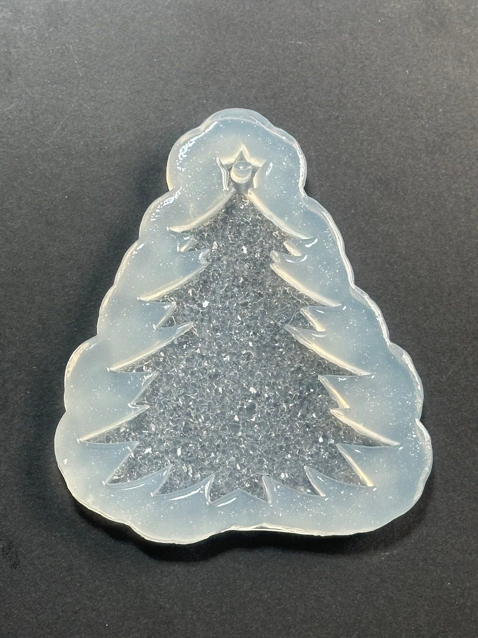 Crystal Christmas Tree Resin Mold – Druzy Silicone Mold for DIY Ornaments