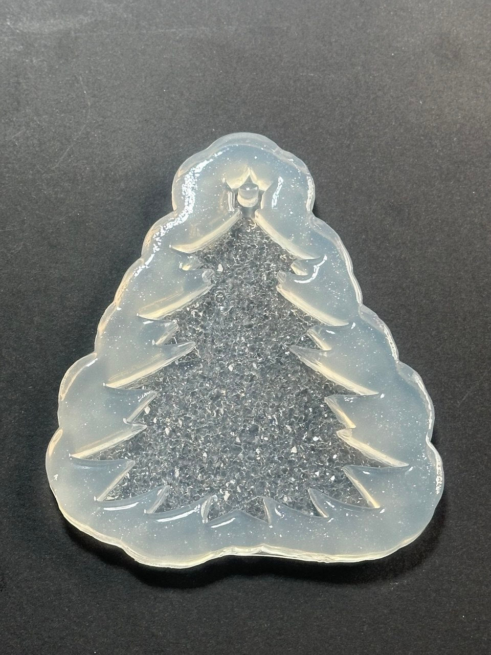 Crystal Christmas Tree Resin Mold – Druzy Silicone Mold for DIY Ornaments