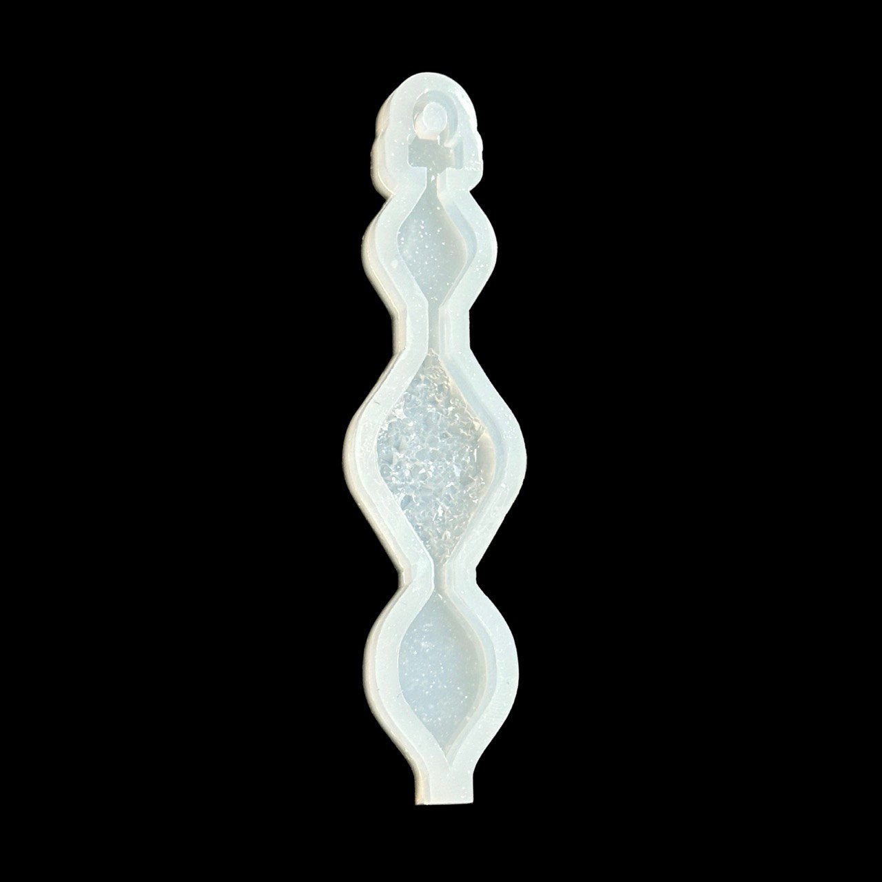 Icicle Shaped Resin Mold for DIY Christmas Ornaments - Crystal Embellishments - Holiday Gift Idea