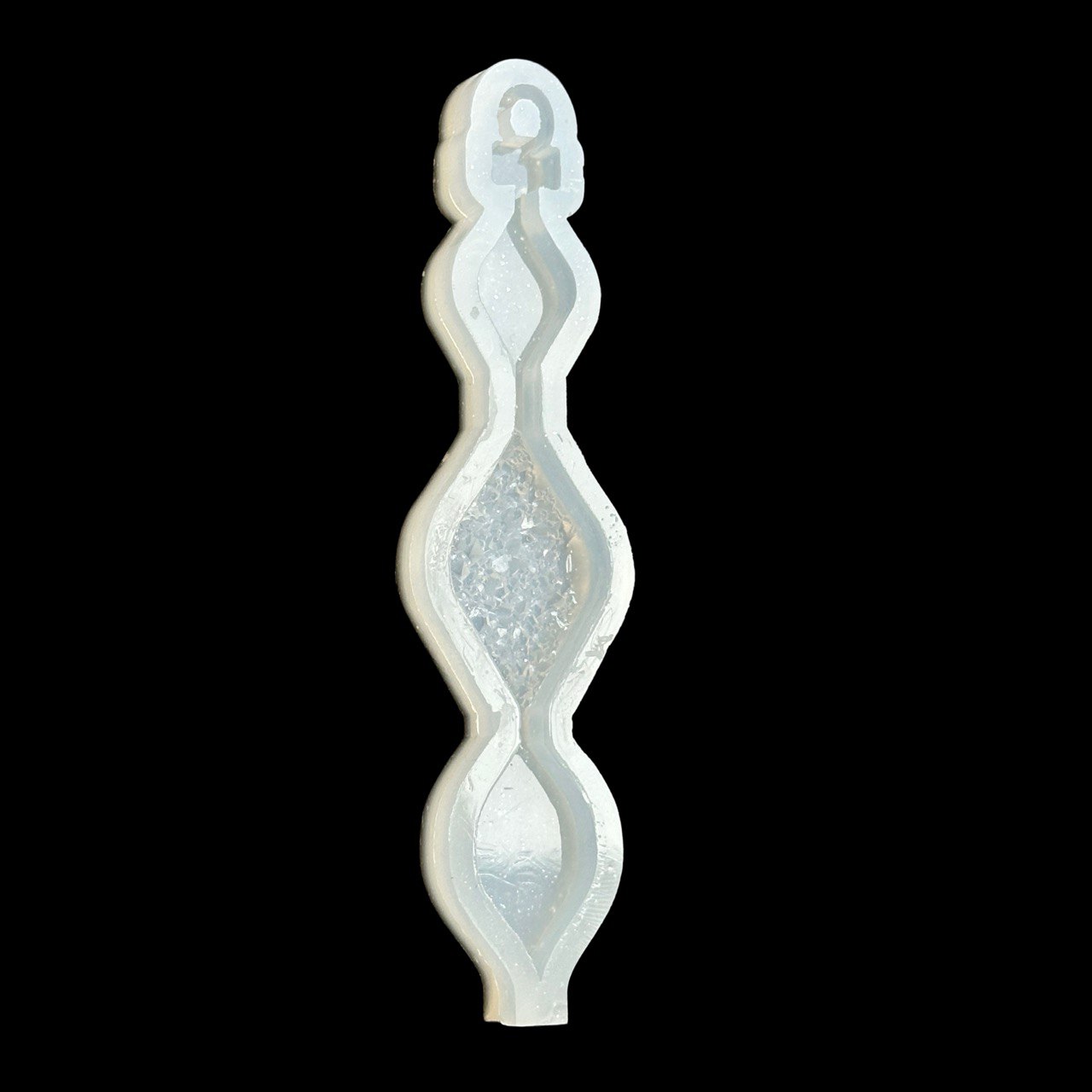 Icicle Shaped Resin Mold for DIY Christmas Ornaments - Crystal Embellishments - Holiday Gift Idea