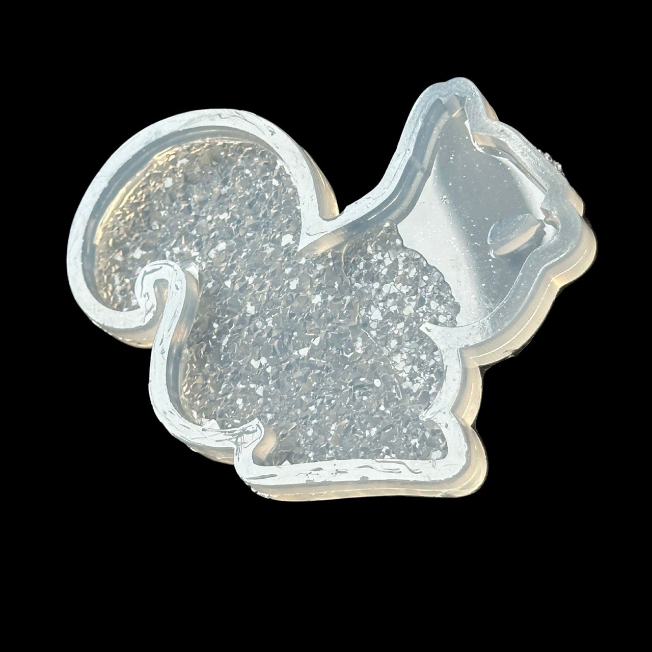 Druzy Crystal Squirrel Silicone Mold