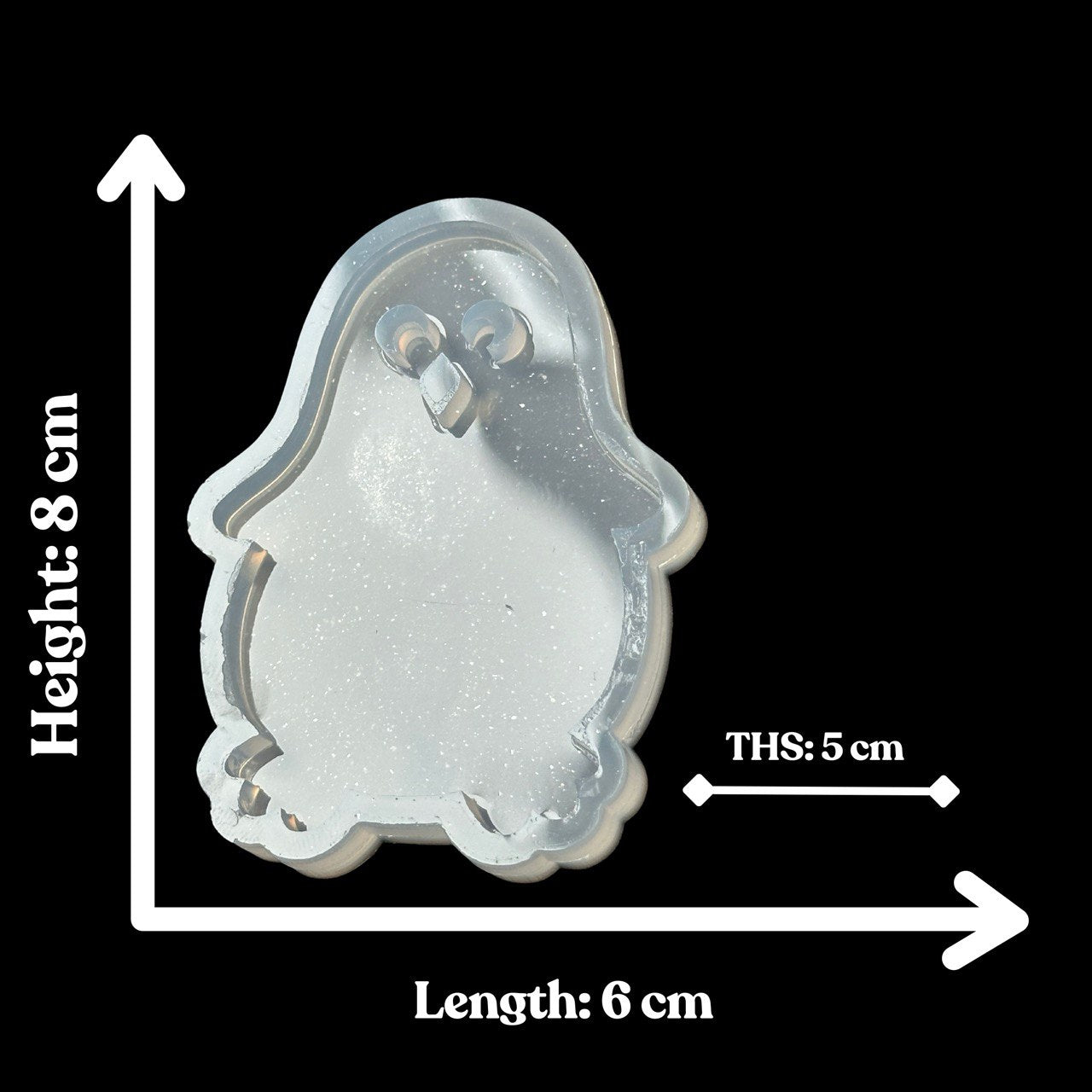 Small Penguin Silicone Mold for Resin