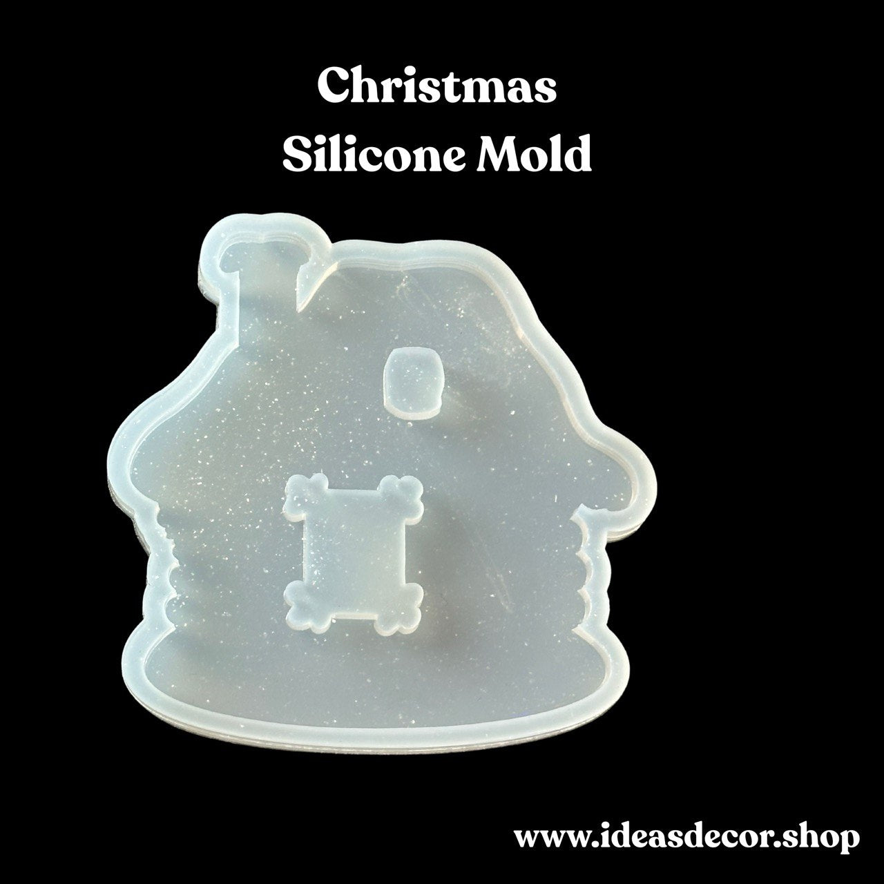 Christmas Cabin Silicone Mold