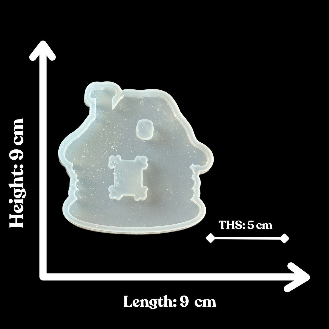 Christmas Cabin Silicone Mold
