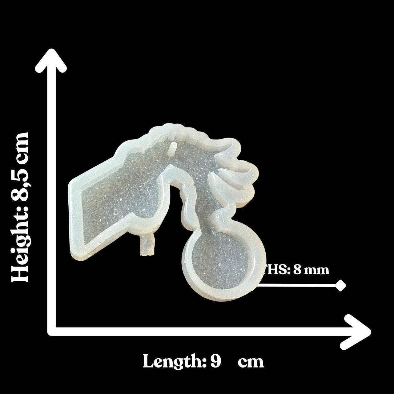 Green Hand Ornament Mold