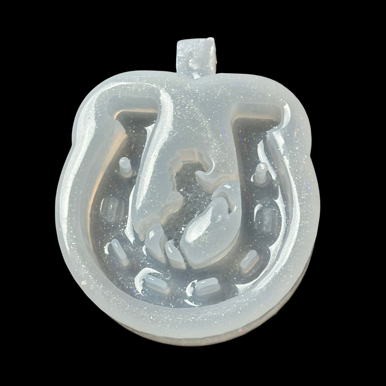 Crystal Horse and Horseshoe Silicone Mold