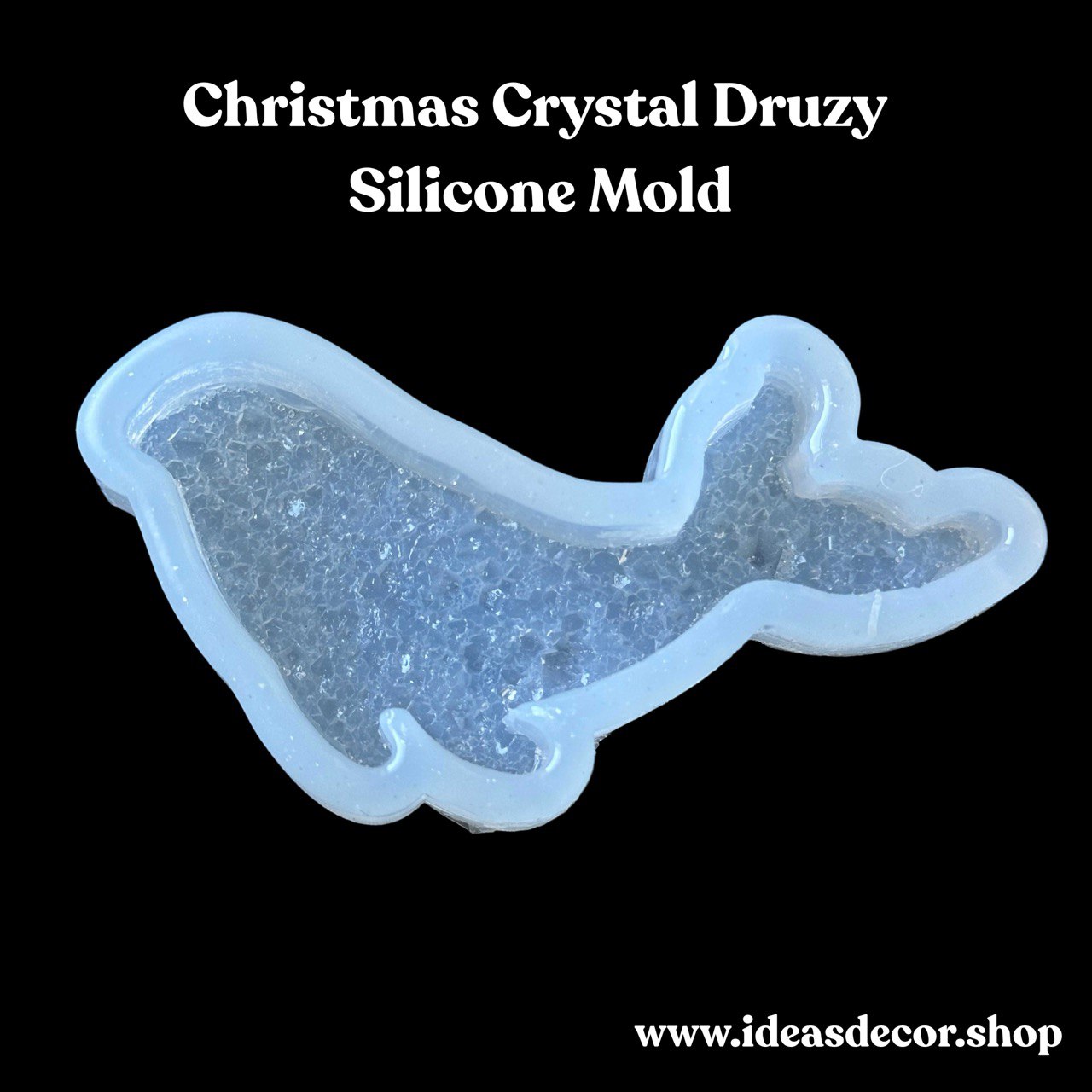 Crystal Whale Silicone Mold