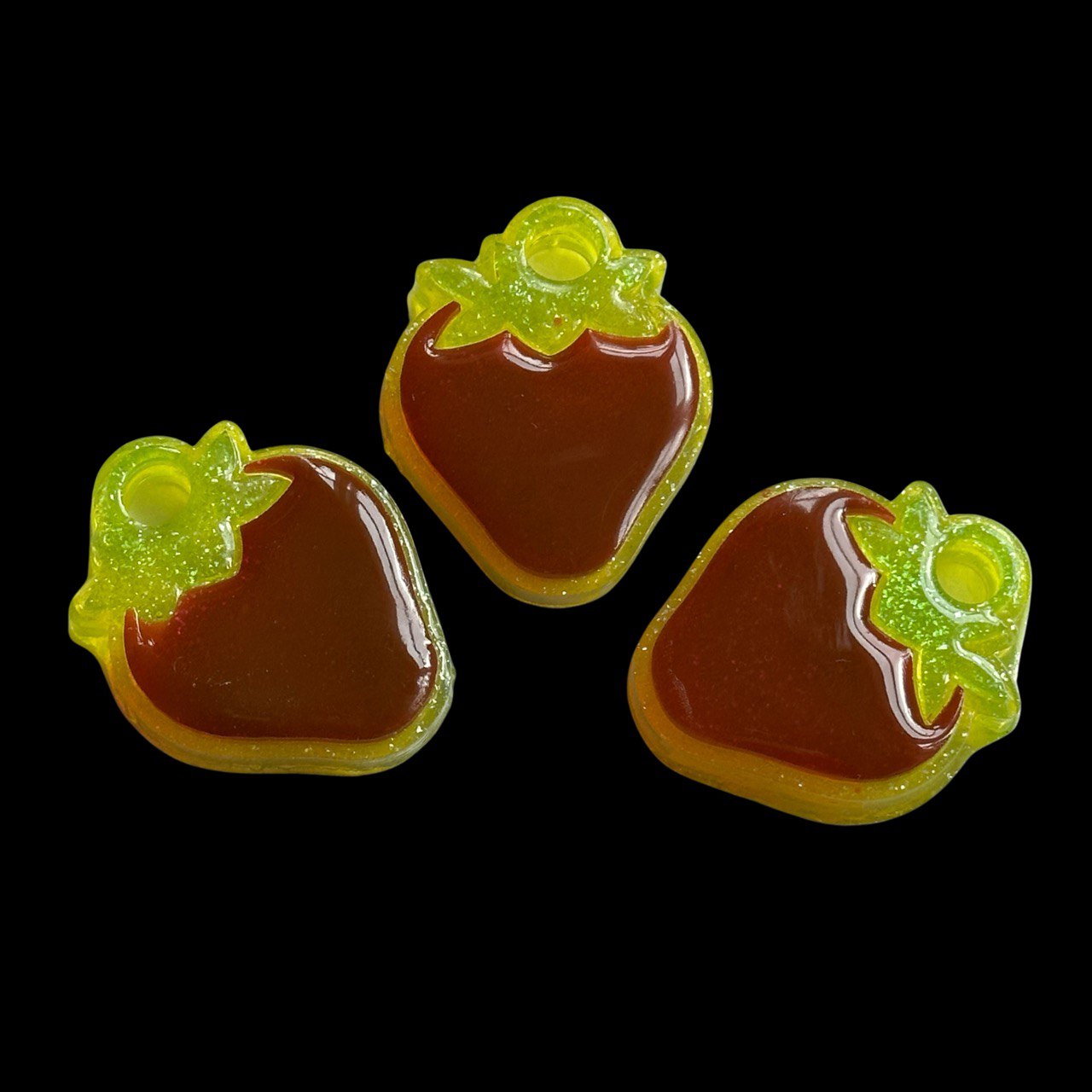Strawberry Resin Mold – 3 Cavity Silicone Mold