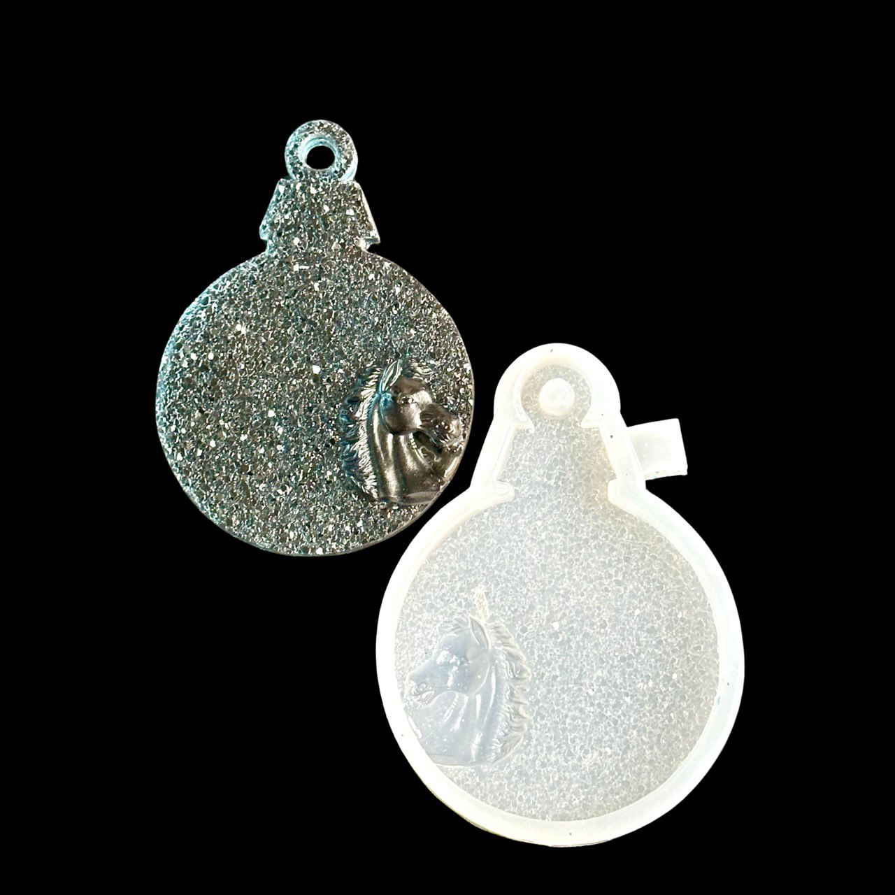 Horse Head Druzy Crystal Ornament Mold