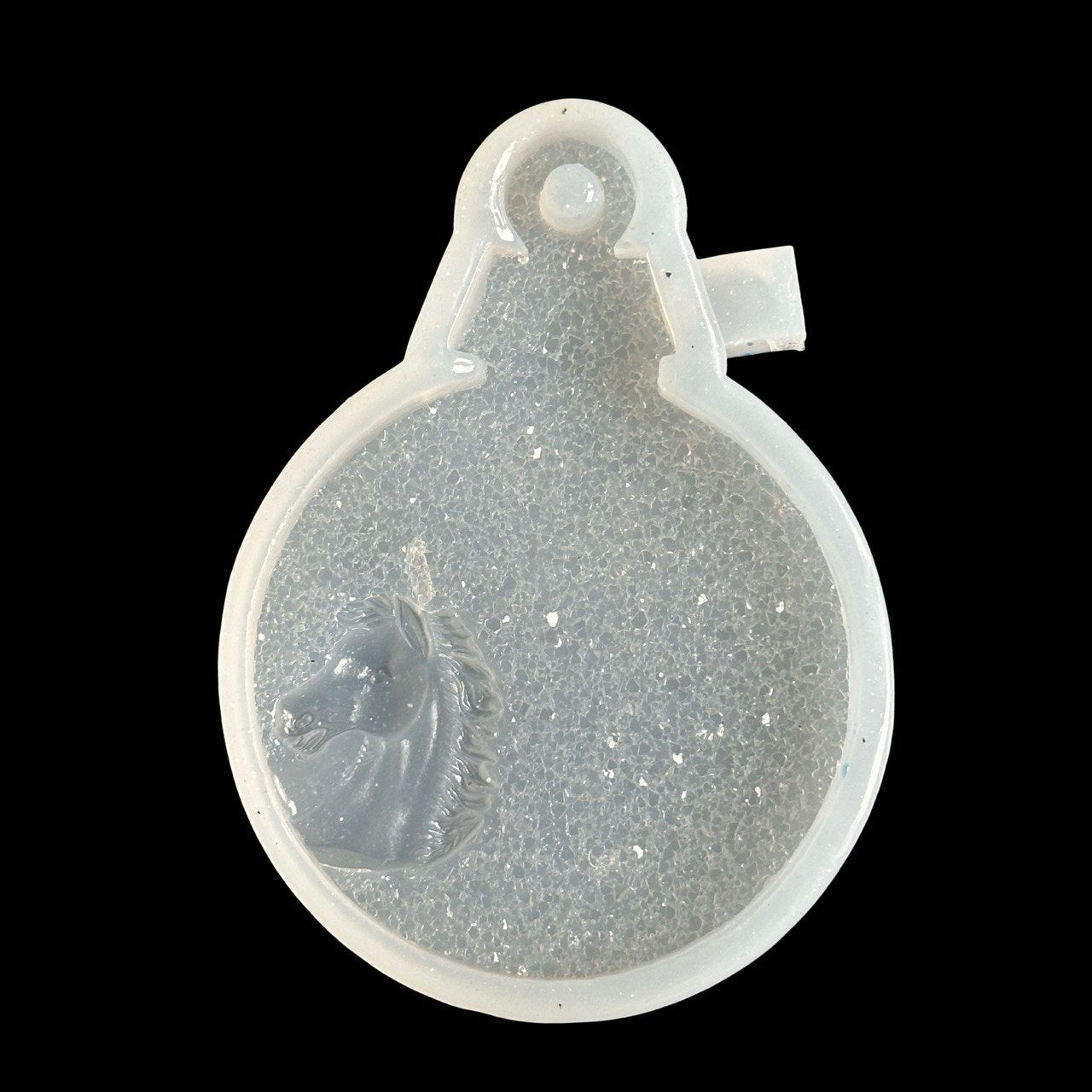 Horse Head Druzy Crystal Ornament Mold