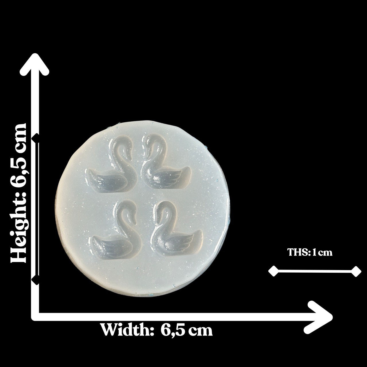 Small Swan Silicone Mold