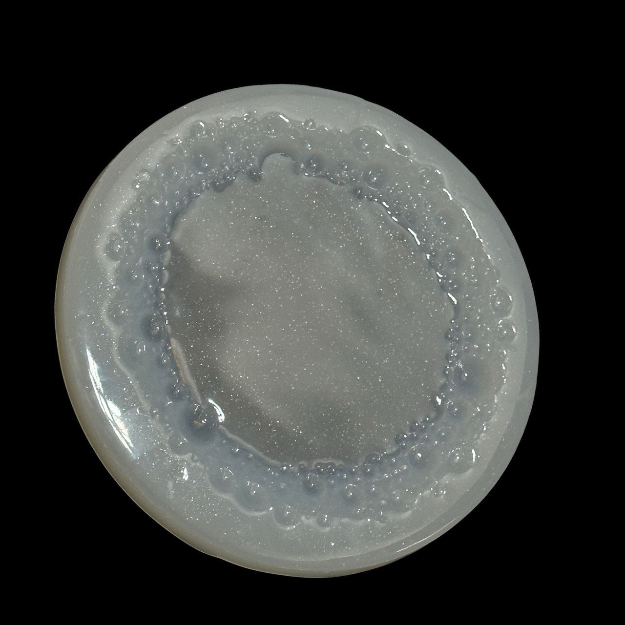 Bubble Edged Coaster Resin Mold for Custom Home Decor Projects