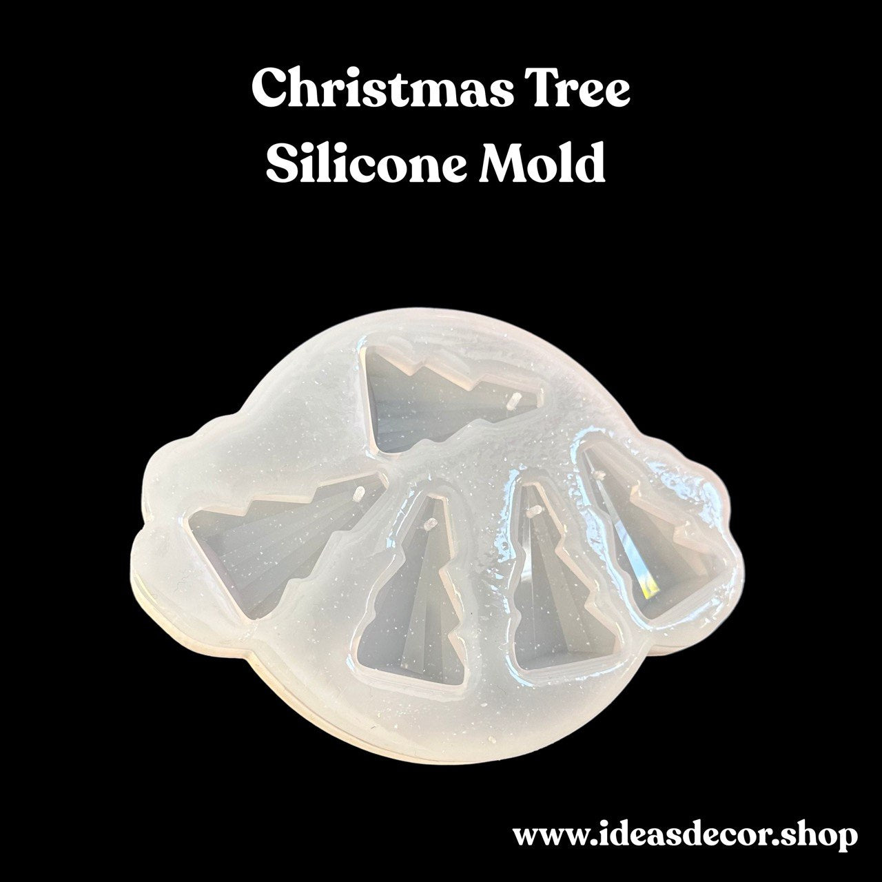 Christmas Tree Silicone Mold Set of 5