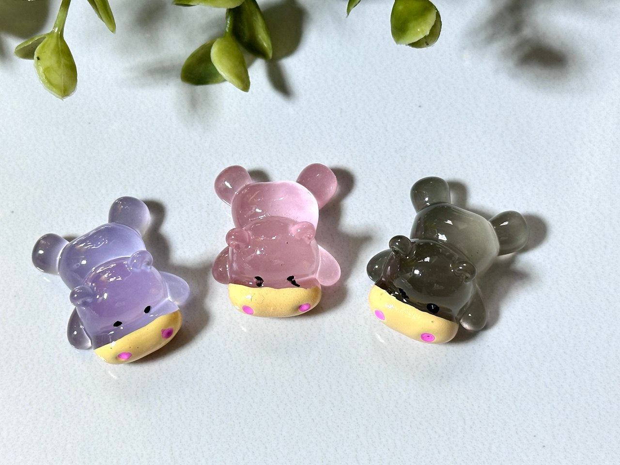 Mini Cow Silicone Mold – 3 Cavity Animal Resin Mold