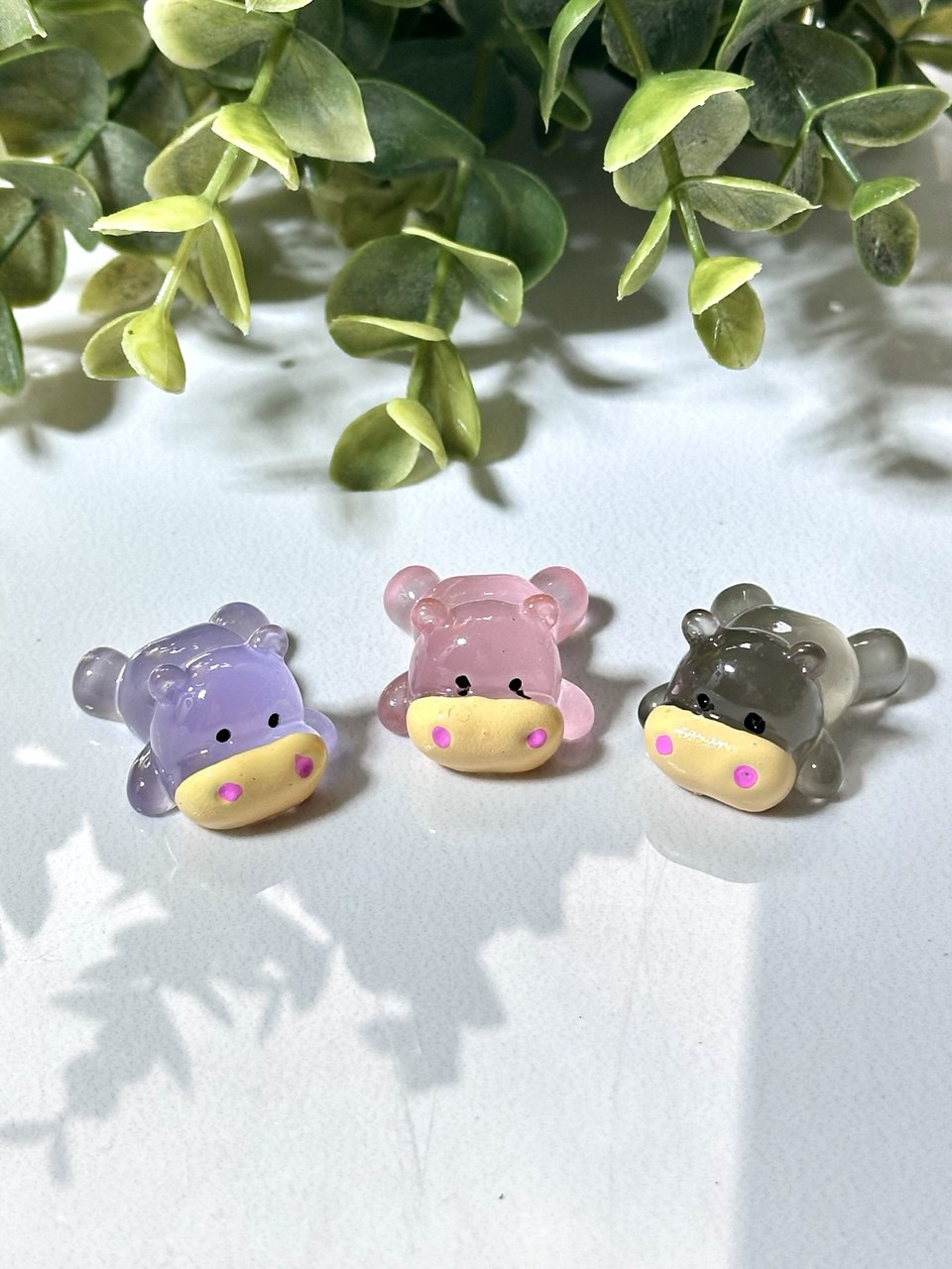 Mini Cow Silicone Mold – 3 Cavity Animal Resin Mold