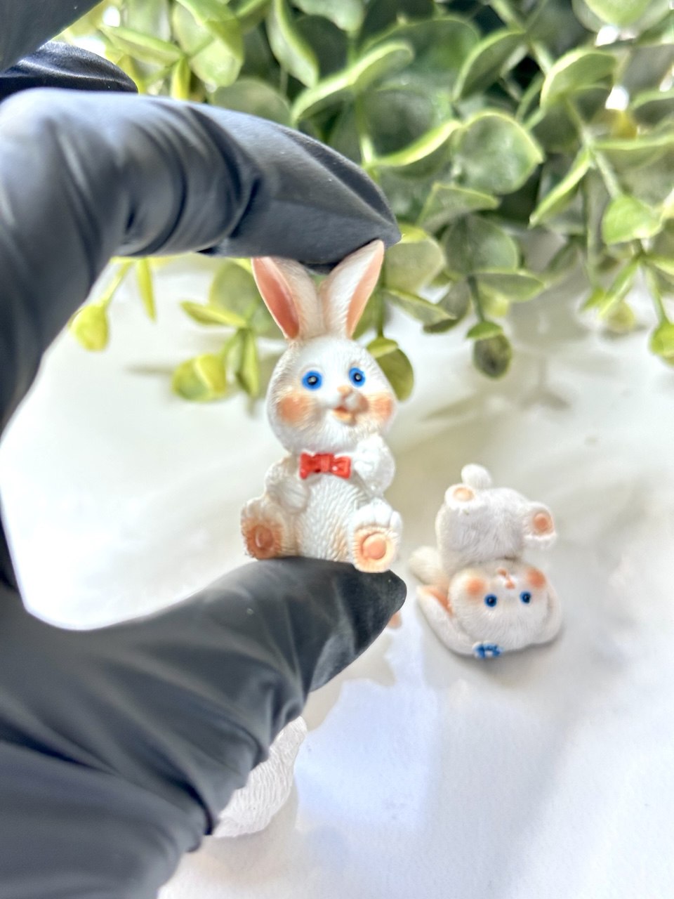 Silicone Mold Bunny Figurines Set of 4 – 2.5–4.5 cm