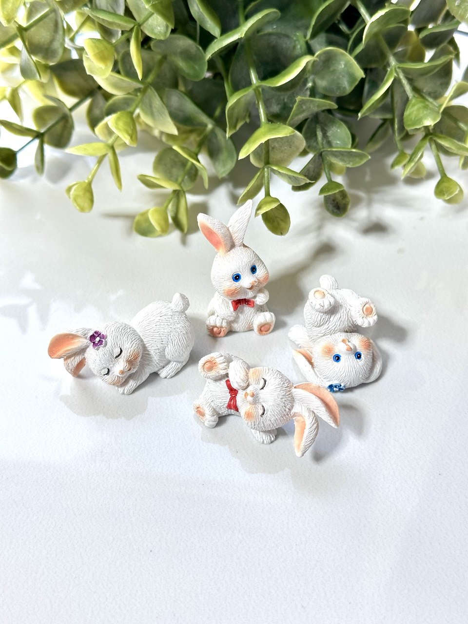 Silicone Mold Bunny Figurines Set of 4 – 2.5–4.5 cm