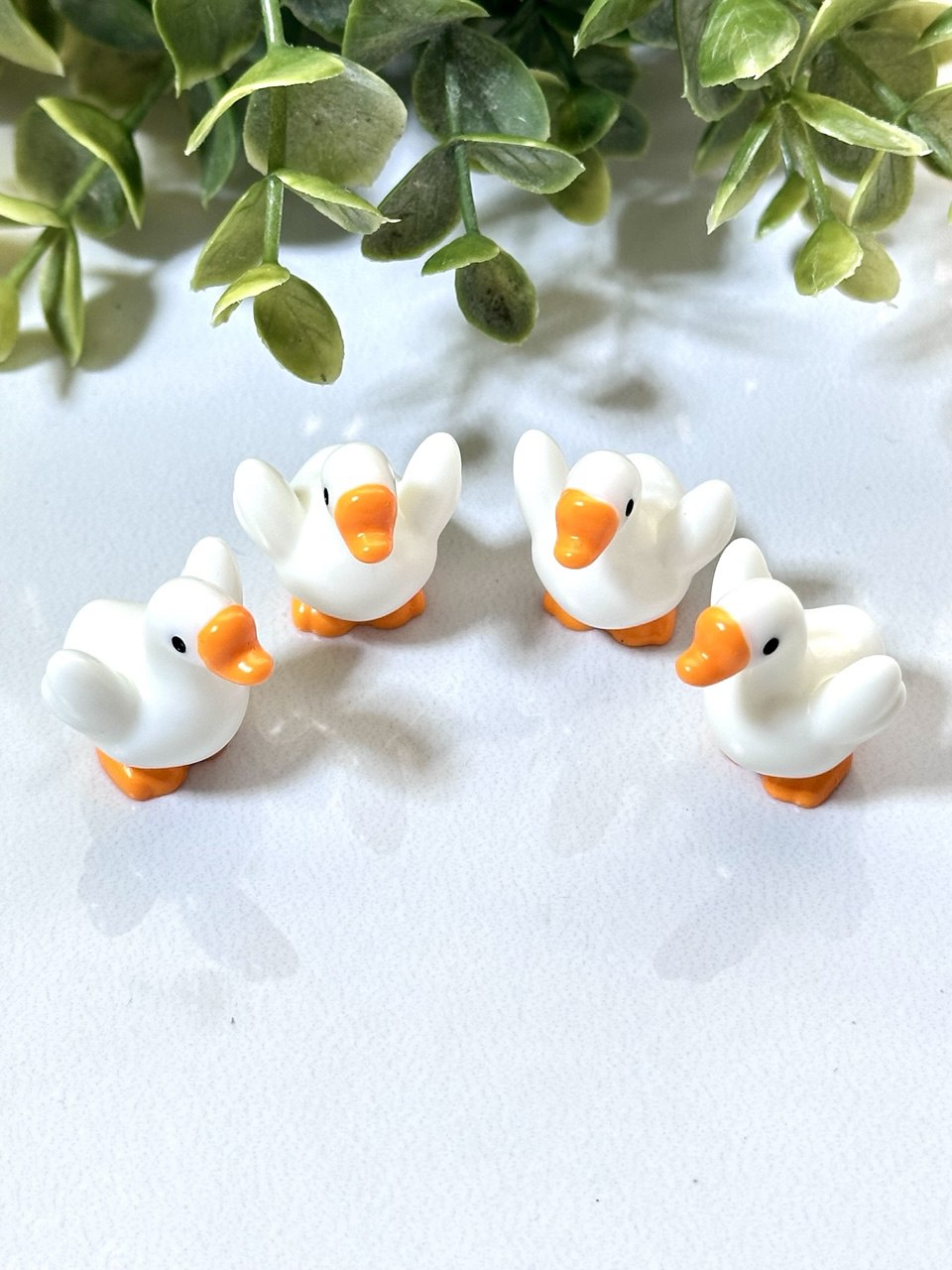 Silicone Mold Goose Figurines Set of 4