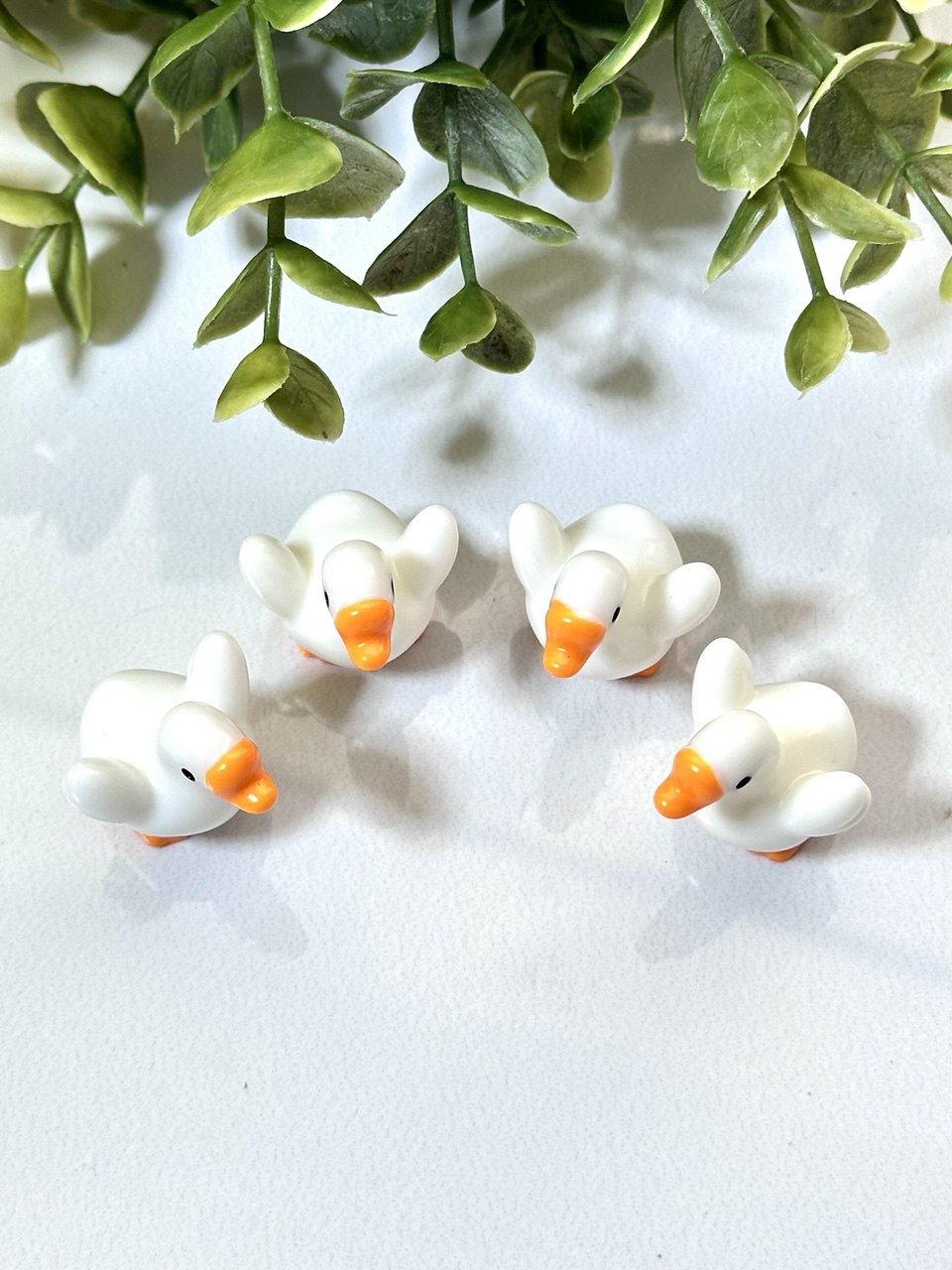 Silicone Mold Goose Figurines Set of 4