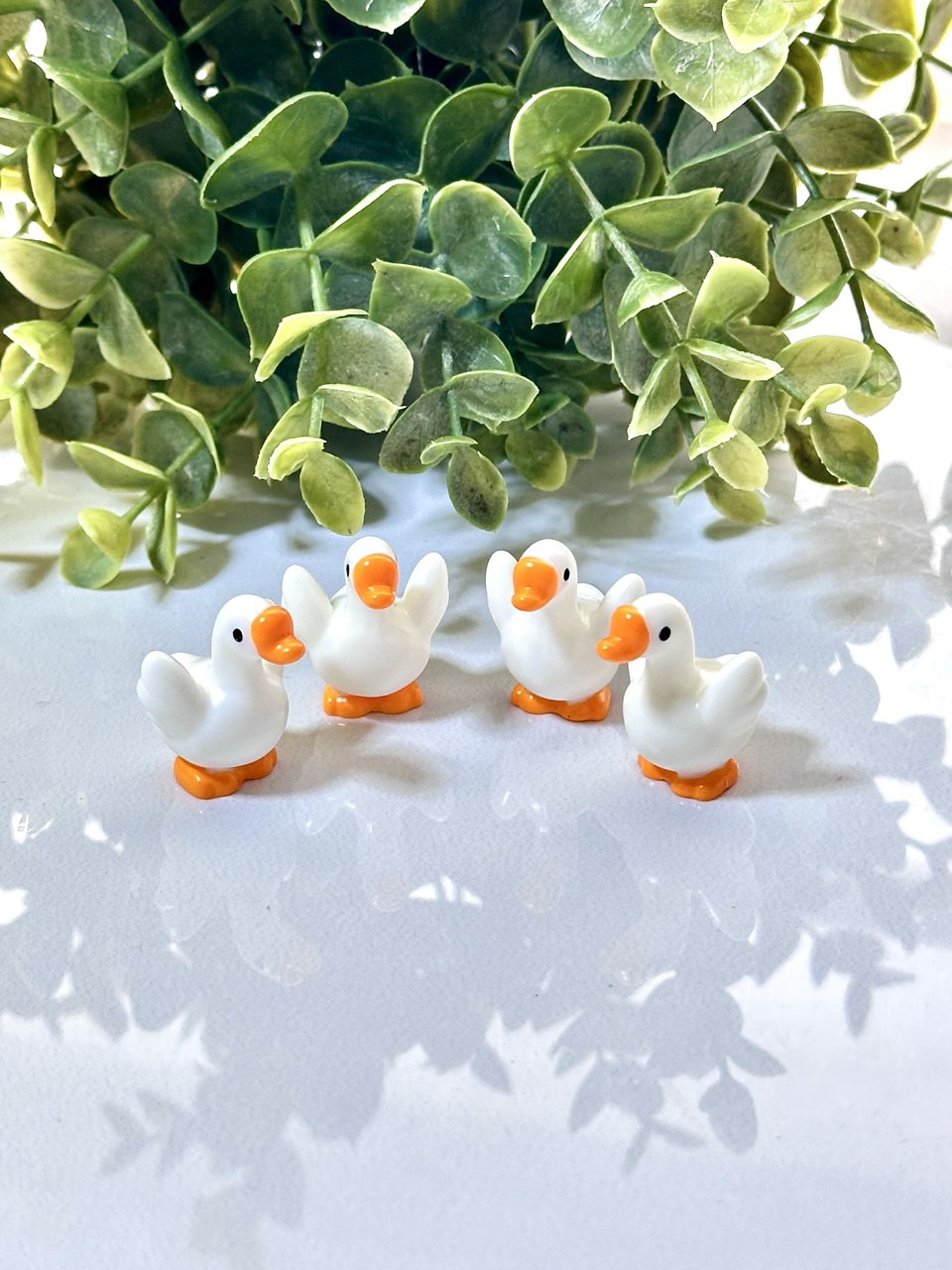 Silicone Mold Goose Figurines Set of 4