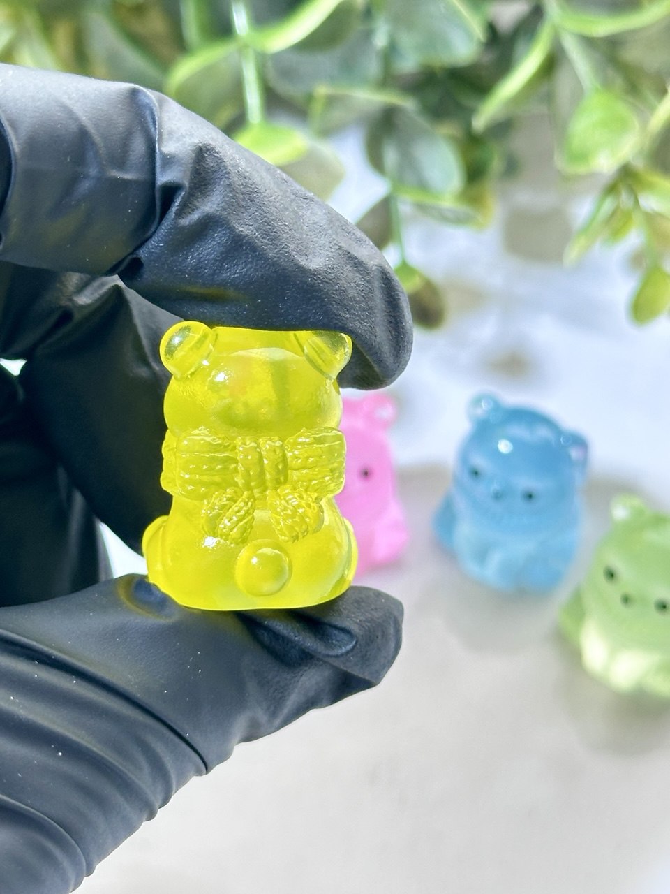 Silicone Mold Bear Figurines (Set of 4)